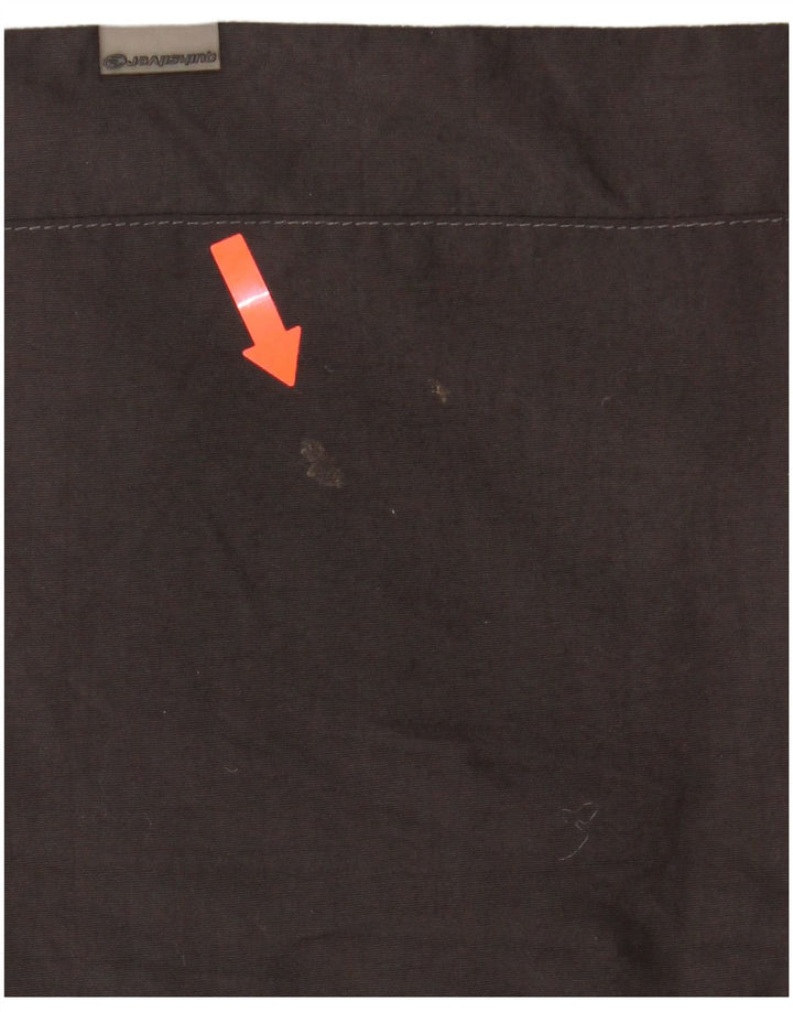 Quiksilver Herre Windbreaker Jacket UK 40 Large Grå Colourblock Polyester