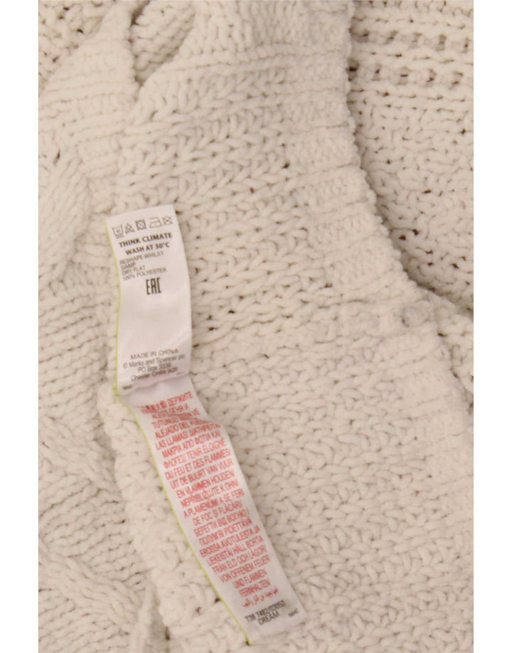 Marks & Spencer Dame Turtle Neck Jumper Sweater UK 14 Medium Beige