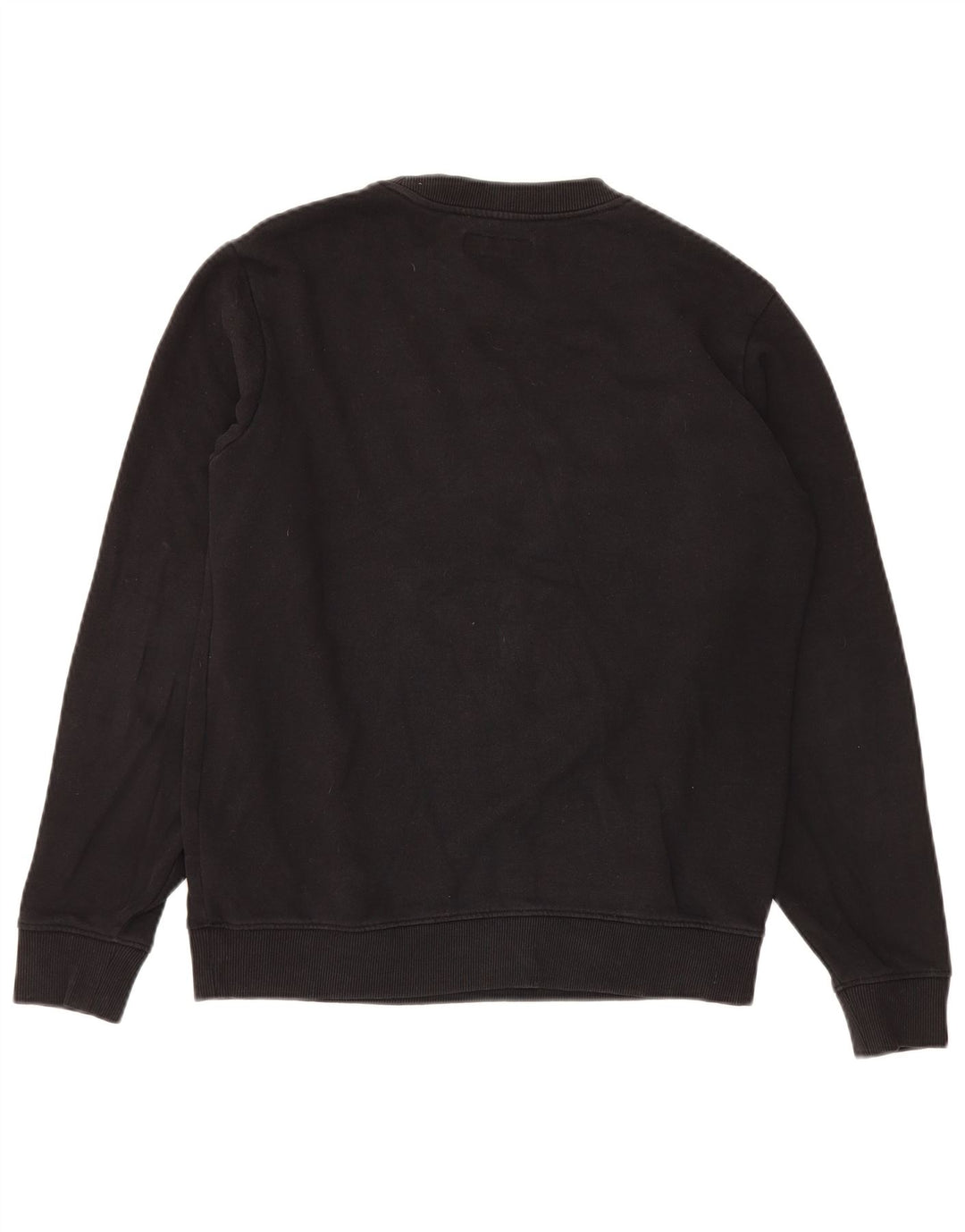 Guess Herre grafisk sweatshirt jumper lille sort bomuld