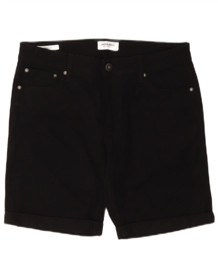 Jack & Jones Herre Regular Casual Shorts Medium W32 Sort Bomuld