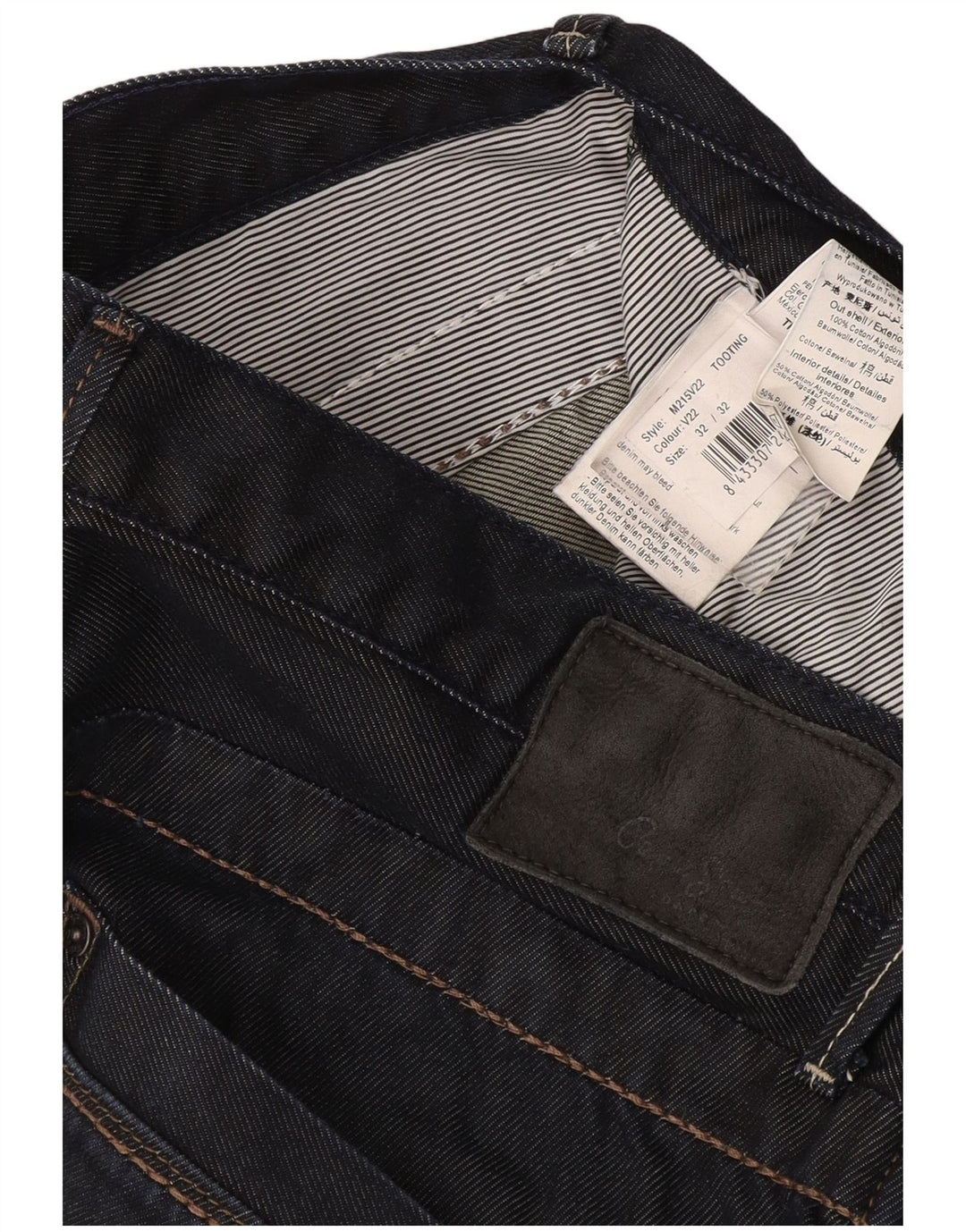 PEPE Jeans Straight Jeans til mænd W32 L32 Marineblå Bomuld
