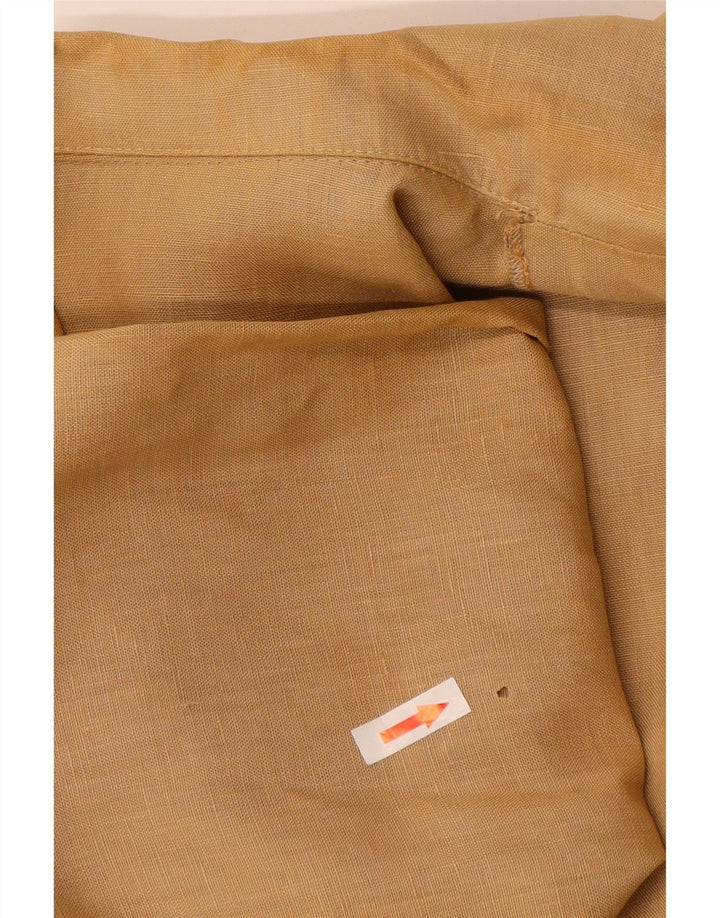 Vintage Dame 1 Knap Blazer Jakke UK 16 Stor Beige