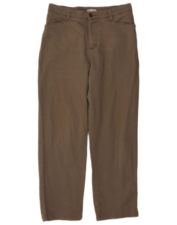 Lee Boys tilspidsede fritidsbukser 13-14 år W30 L28 Grå bomuld