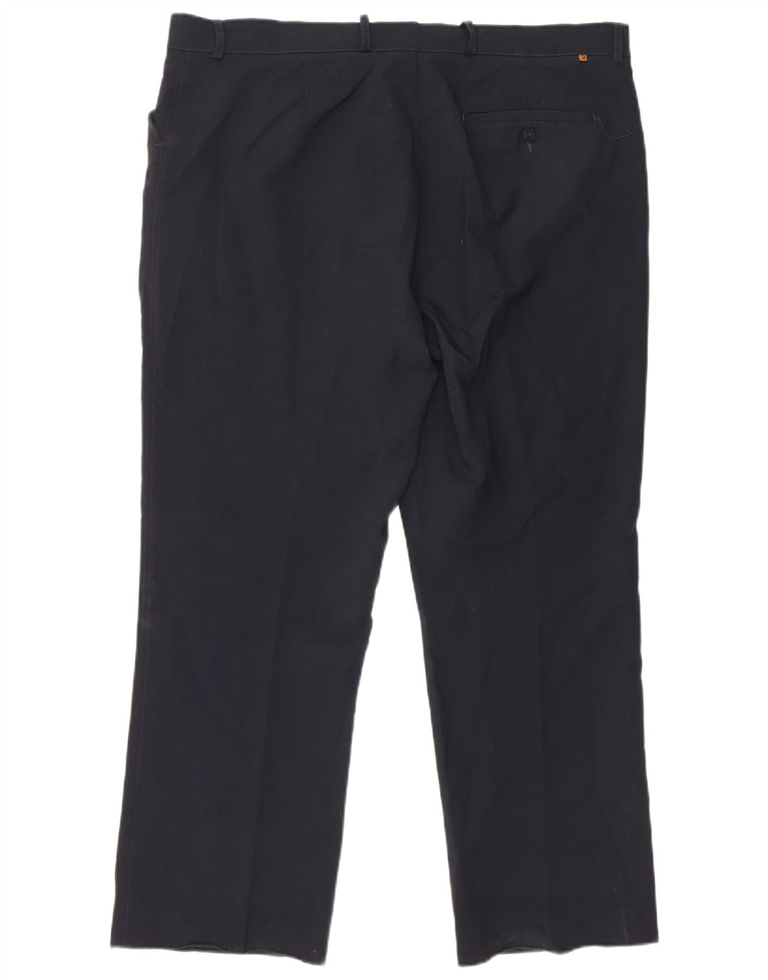 Farah Straight Casual Bukser til mænd W40 L29 Marineblå polyester