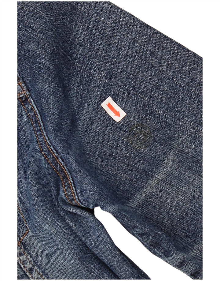 Eddie Bauer Dame denimjakke UK 14 Medium Blue Cotton