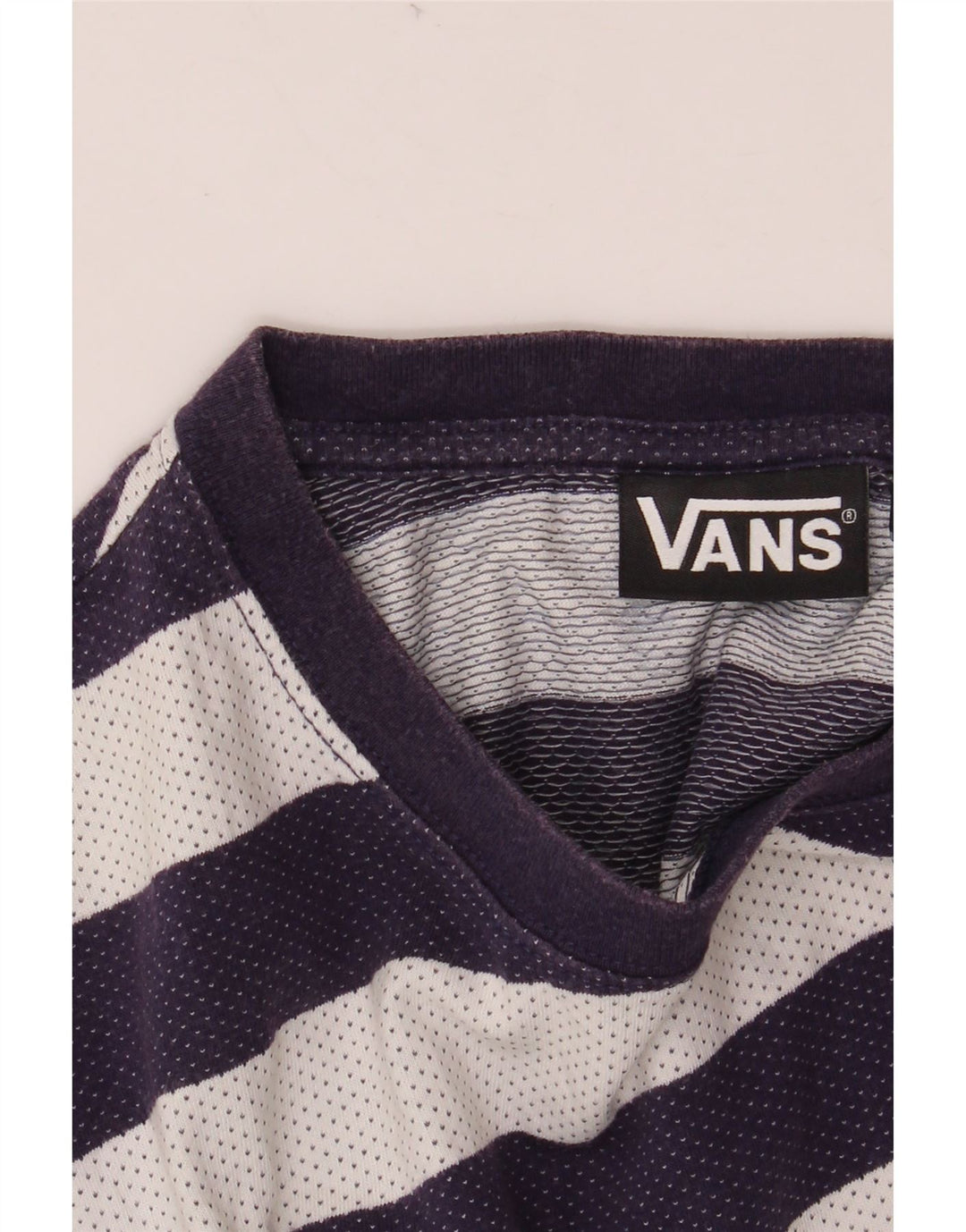 VANS Herre T-shirt Top Stor marineblå stribet bomuld