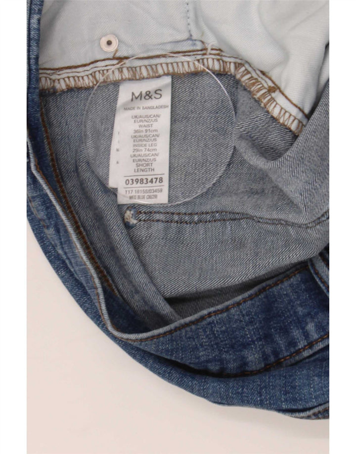 Marks & Spencer Herre Slim Jeans W36 L29 Blå Bomuld