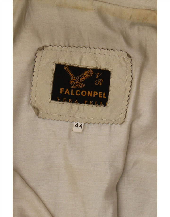 Falconpel Dame 3-knaps blazerjakke IT 44 Medium Off White