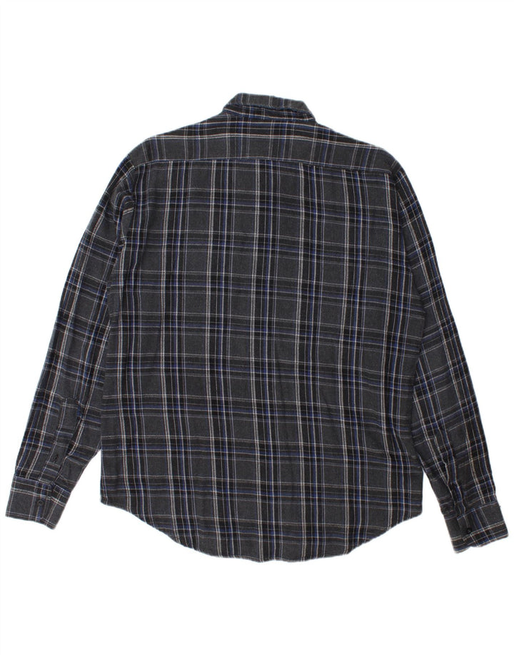 Vans Herre Flanelskjorte Stor grå ternet bomuld