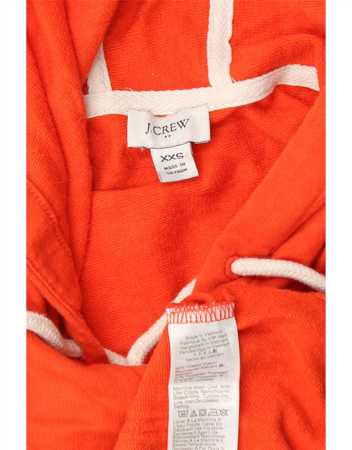 J. CREW Dame Hættetrøje UK 2 2XS Orange Bomuld