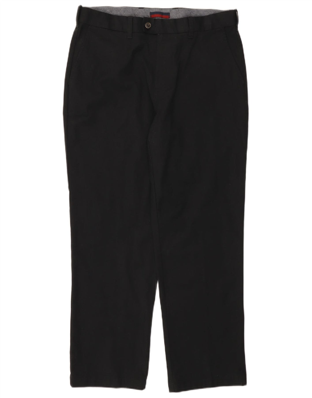 Marks & Spencer Straight Suit bukser til mænd W36 L29 sort bomuld