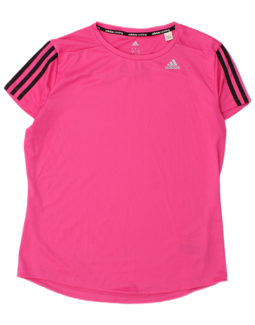 Adidas Womens Climalite T-Shirt Top UK 16/18 Large Pink Polyester
