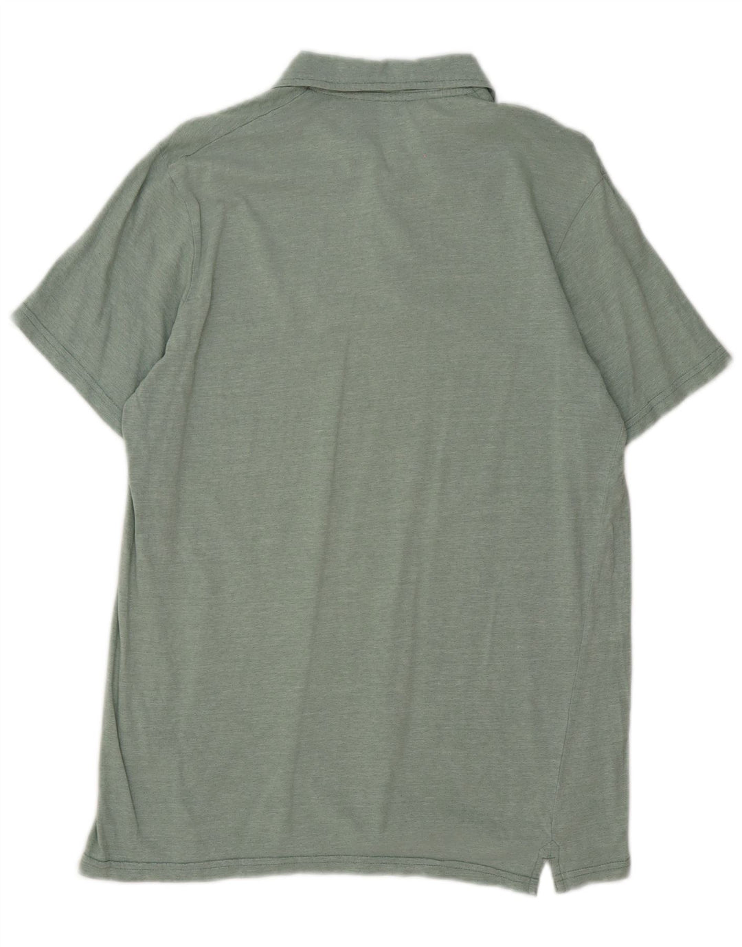 Mountain Warehouse Poloshirt til mænd mellemgrøn nålestribet bomuld