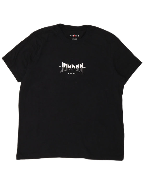 Jordan Herre grafisk T-shirt top 2XL sort bomuld
