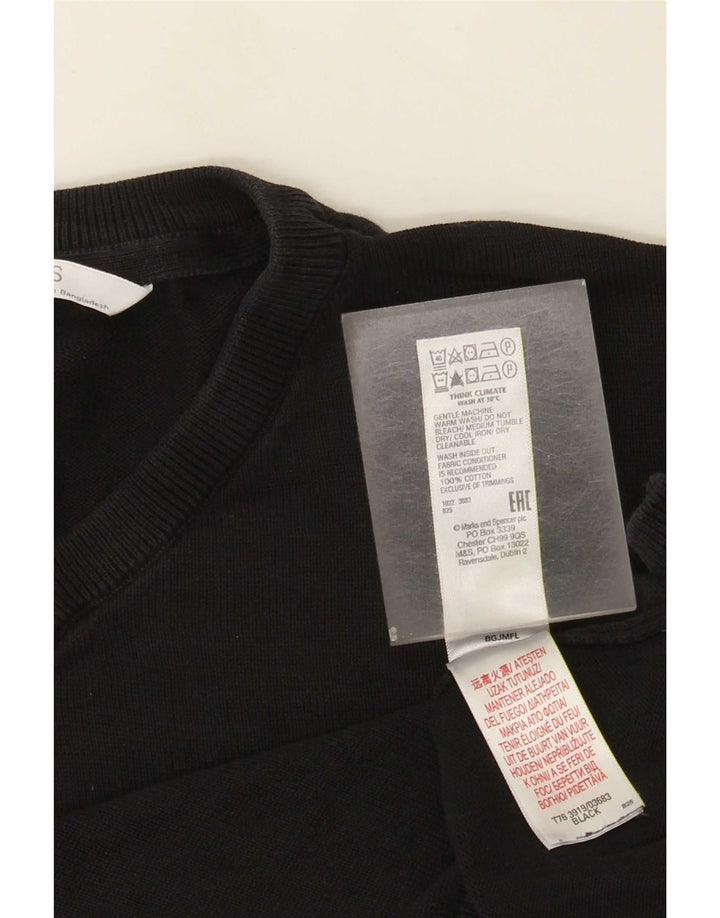 Marks & Spencer Boys Sweatshirt Jumper 12-13 år Sort bomuld