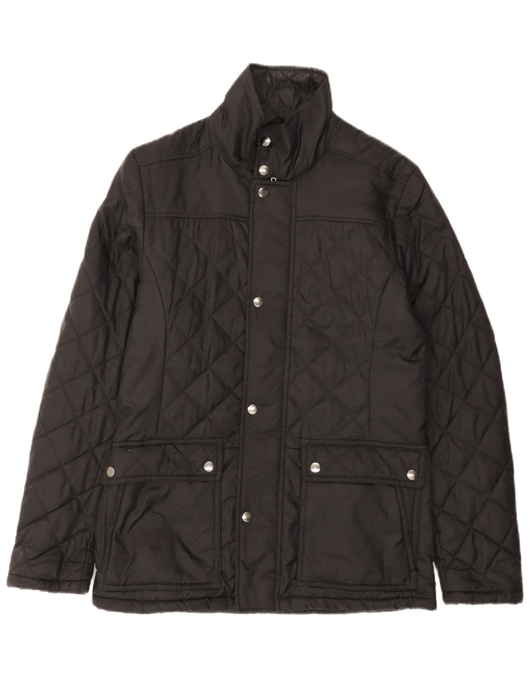 Reiss Herre quiltet jakke UK 36 Small Black Nylon