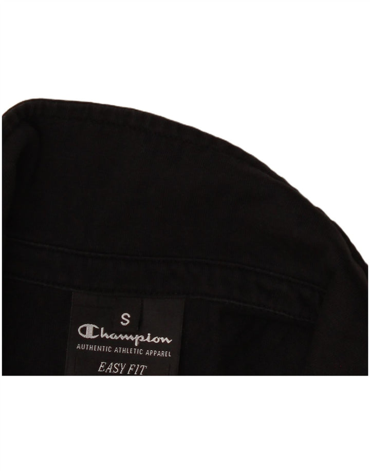 Champion Dame Easy Fit Polo Shirt UK 10 Small Black