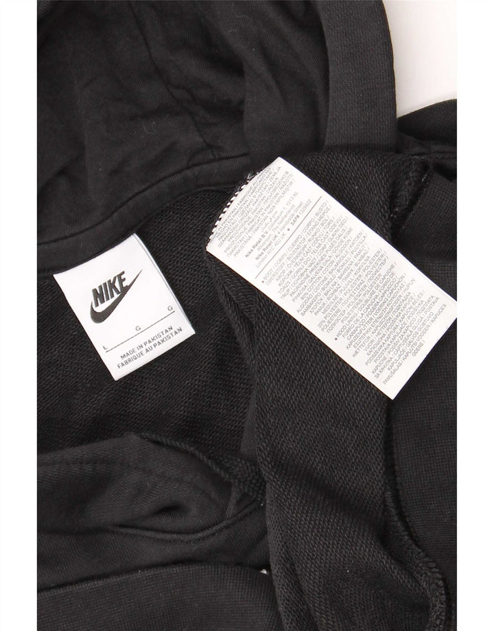 Nike Herre hættetrøje Jumper Large Sort Bomuld