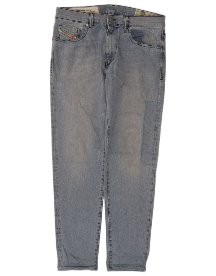 Diesel Herre D-Strukt Tapered Jeans W31 L30 Blå