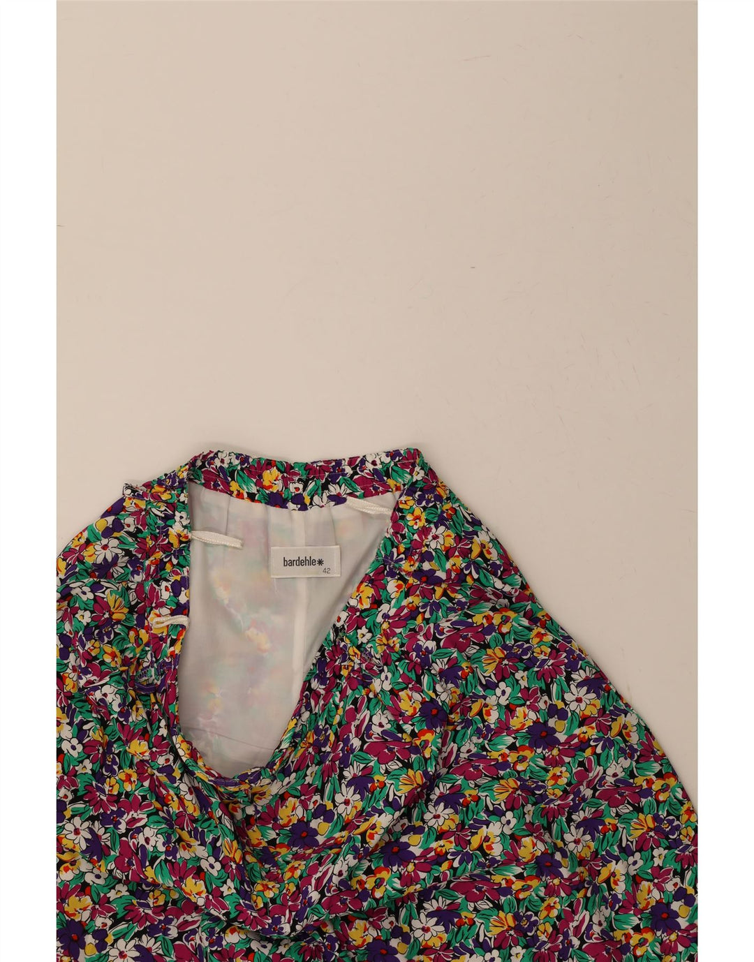 BARDEHLE Womens High Waist Chino Shorts EU 42 Large W32 Multicoloured Vintage Bardehle and Second-Hand Bardehle from Messina Hembry 