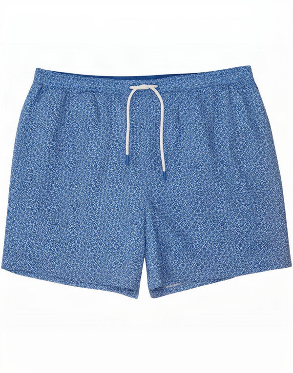 Marks & Spencer Badeshorts til mænd 2XL Blue Floral Polyester