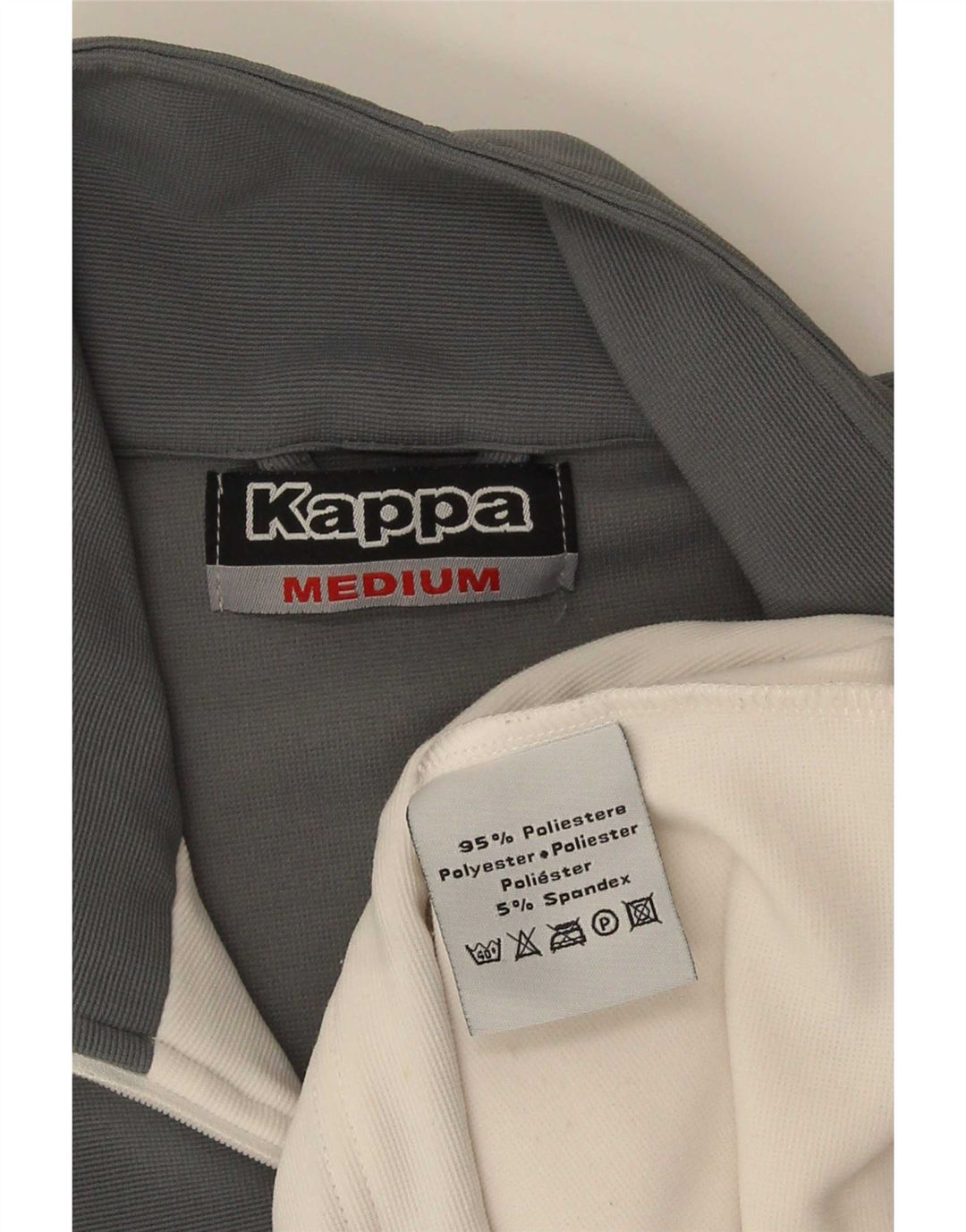 Kappa Træningsdragt til mænd Top jakke Medium Grey Colourblock Polyester