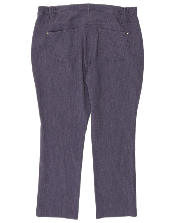 Marks & Spencer Casual Bukser til kvinder UK 18 XL W36 L38 Marineblå