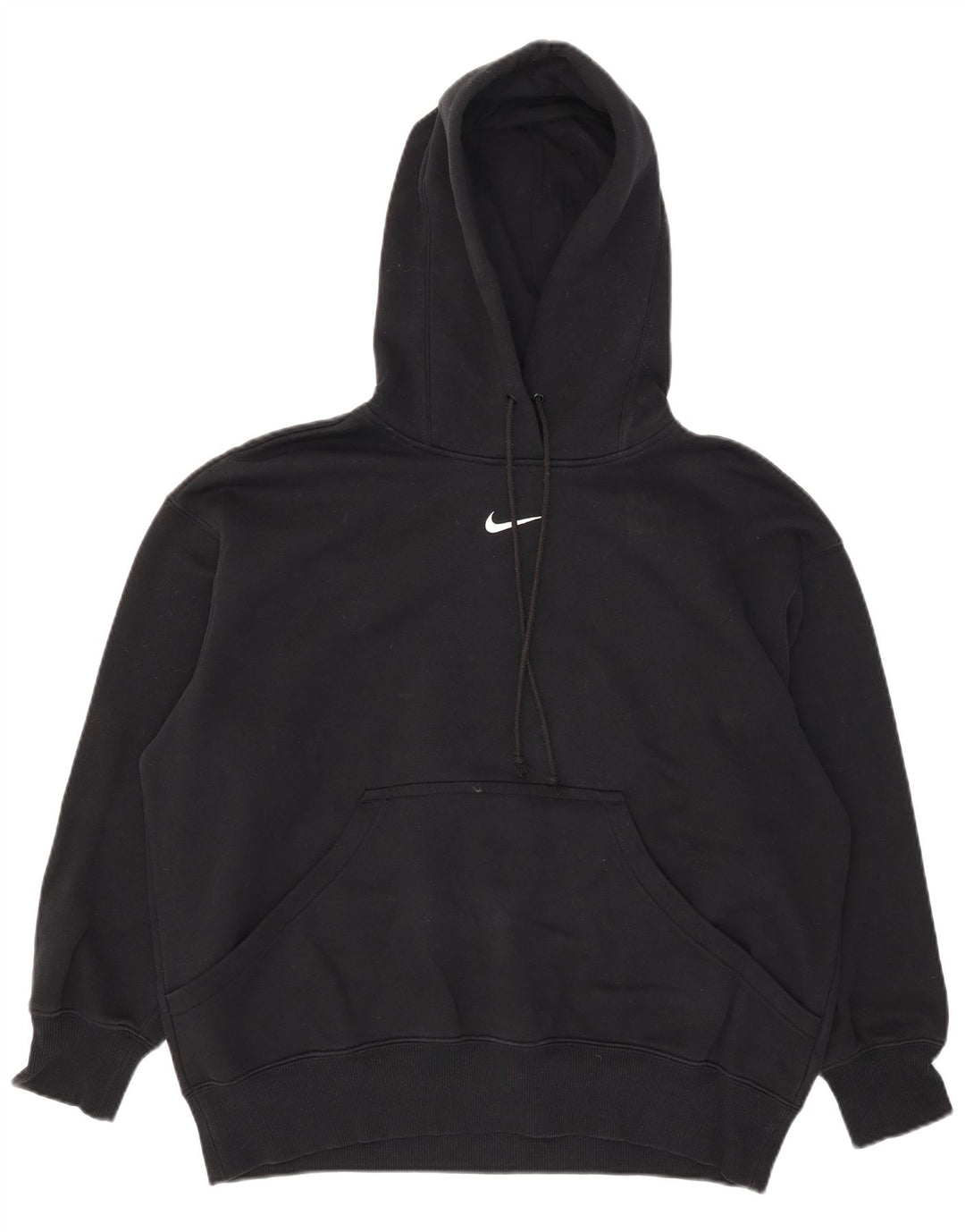 Nike oversized hættetrøje til mænd, lille sort bomuld