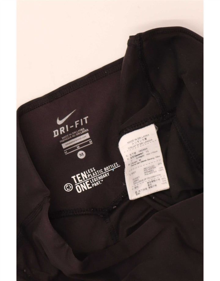 Nike Dame Dri Fit Flare Leggings UK 14 Medium Sort Polyester