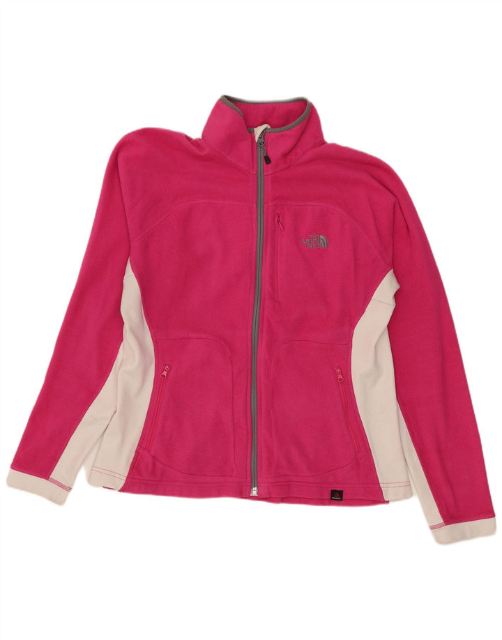 The North Face Fleecejakke til kvinder UK 16 Large Pink Colourblock Polyester