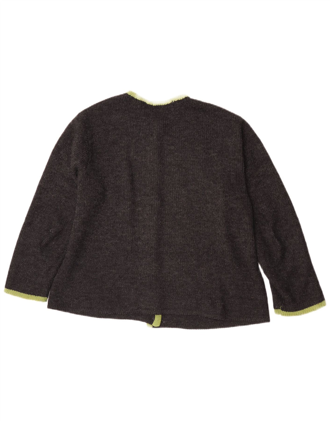 Dralon Dame Cardigan Sweater IT 44 Medium Grå
