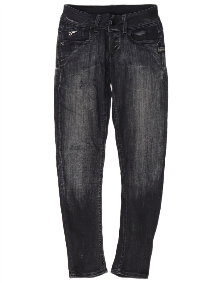 G-Star Dame Slim Jeans W25 L30 Sort Bomuld