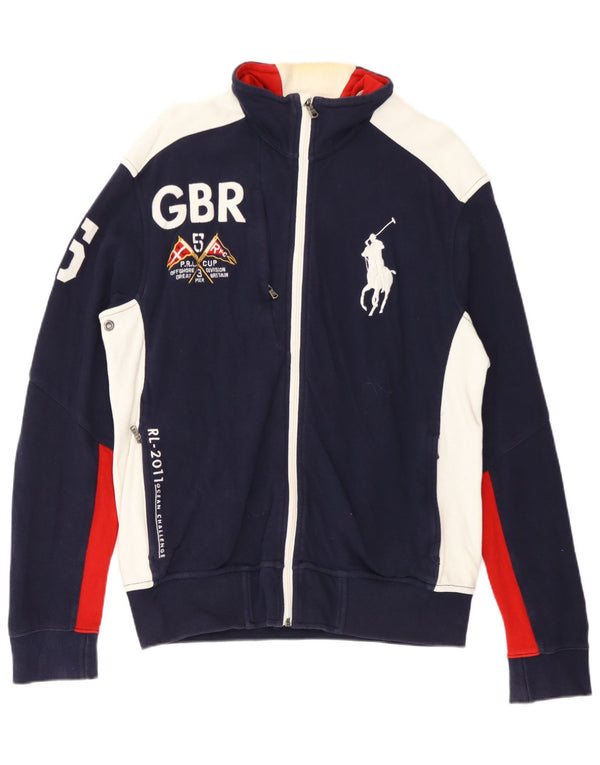Polo Ralph Lauren Herre træningsdragt Topjakke Medium Navy Blue Colourblock