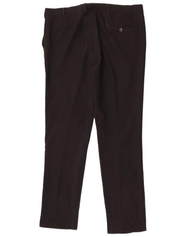 Marks & Spencer Herre Slim Chino Bukser W38 L33 Sort Polyester