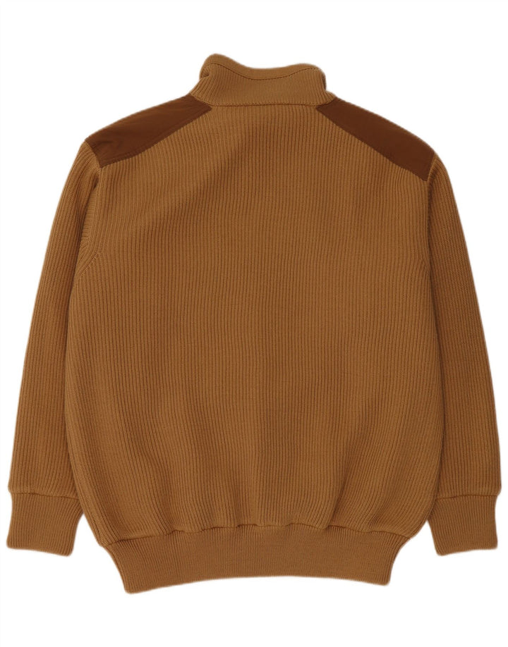 Beretta Herre Cardigan Sweater 2XL Brun Colourblock Uld