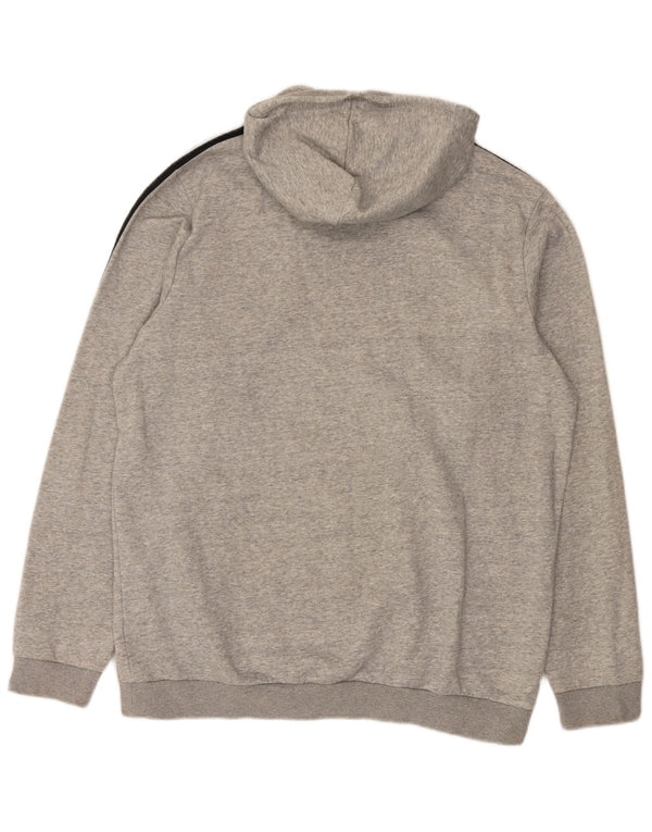 Adidas Herre hættetrøje XL Grå Flecked Bomuld