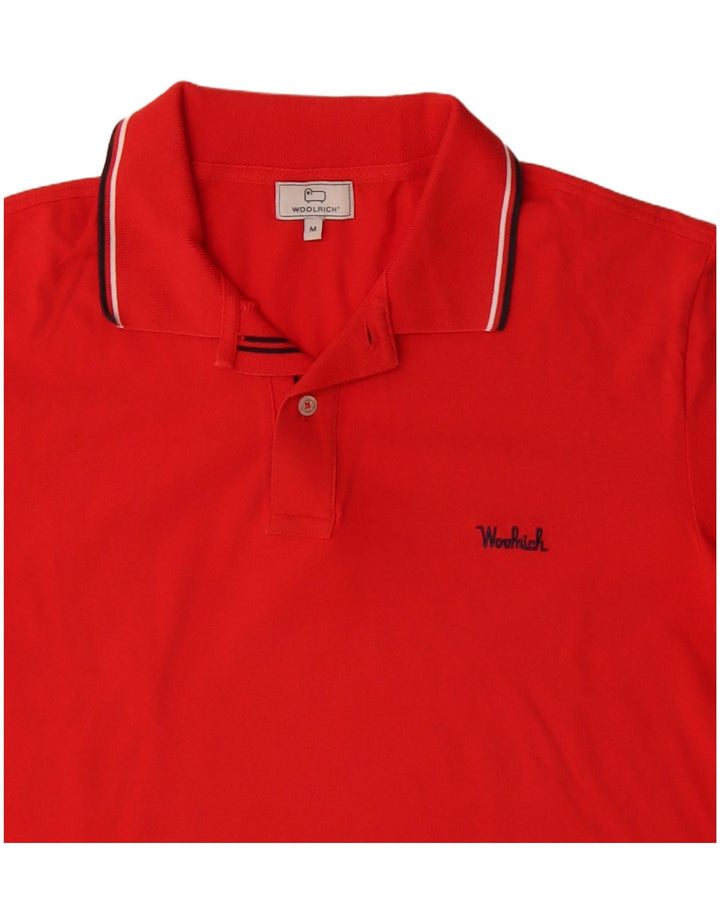 WOOLRICH Poloshirt til mænd Medium rød bomuld