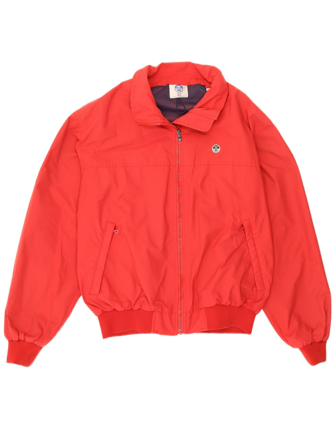 North Sails Herre Bomber Jacket UK 40 Large Rød Polyamid