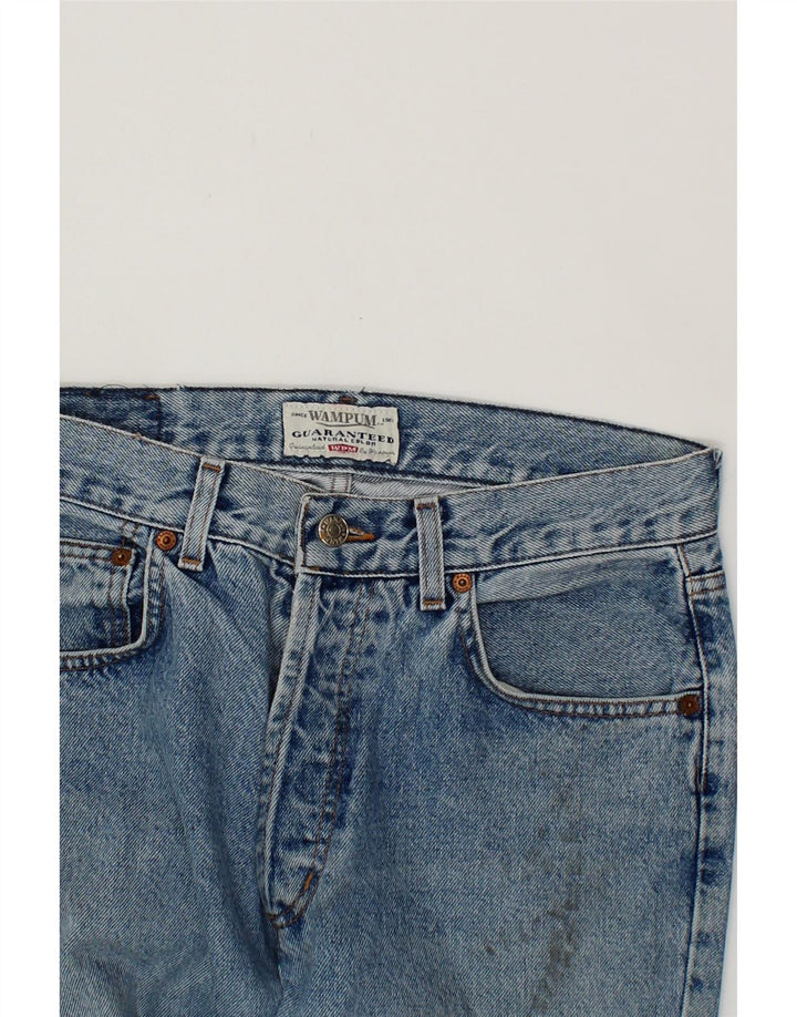 WAMPUM Mens Straight Jeans W34 L34 Blue Cotton Vintage Wampum and Second-Hand Wampum from Messina Hembry 