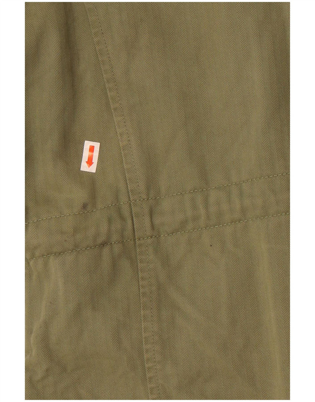 Superdry Militærjakke med hætte til kvinder UK 12 Medium Khaki Bomuld