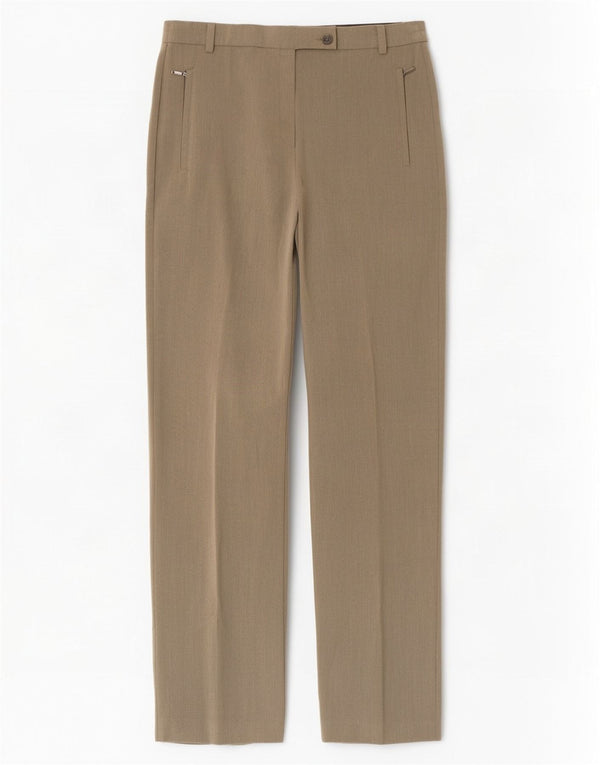 Marks & Spencer Lige fritidsbukser til kvinder UK 10 Small W28 L29 Khaki