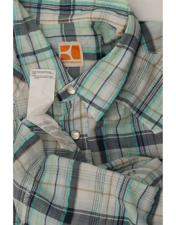 HUGO BOSS Herreskjorte Medium Blue Ternet Bomuld