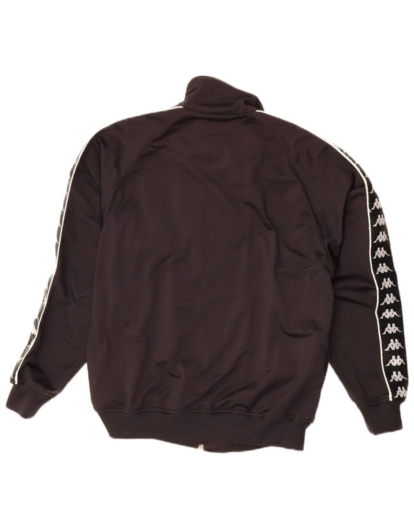 Kappa Herre grafisk træningsdragt Top jakke Lille sort Colourblock Polyester