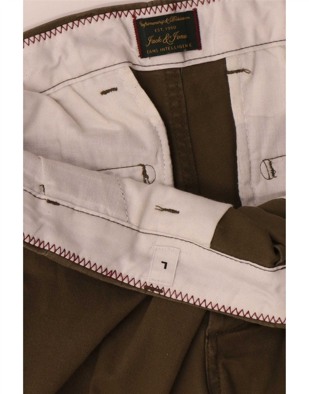 Jack & Jones Herre Chino Shorts Large W36 Khaki Bomuld