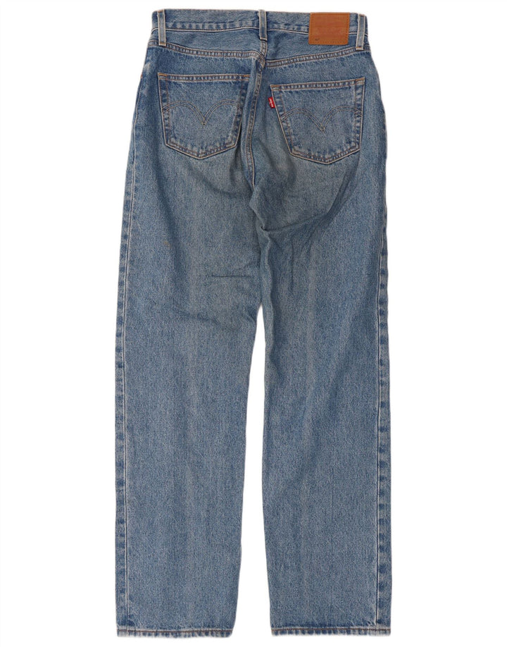 Levi's Dame 501 Straight Jeans W26 L32 Blå Bomuld
