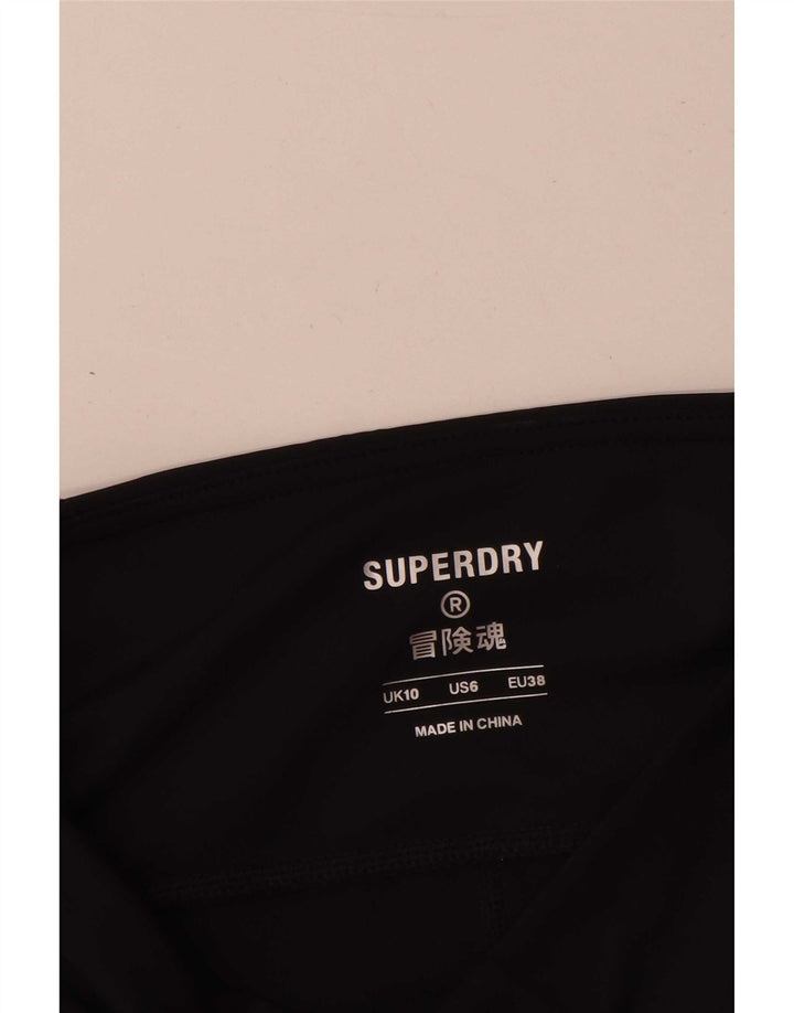 Superdry Grafiske Leggings til kvinder UK 10 Lille sort polyester