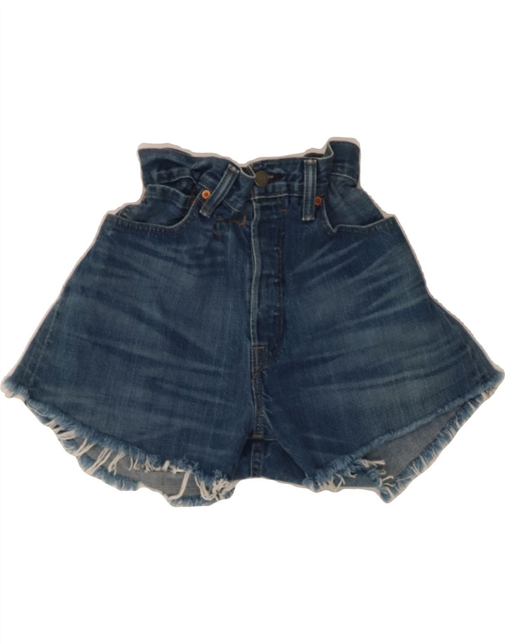 LEVI'S Womens 501 Denim Shorts W34 Large  Blue Vintage Levi's and Second-Hand Levi's from Messina Hembry 