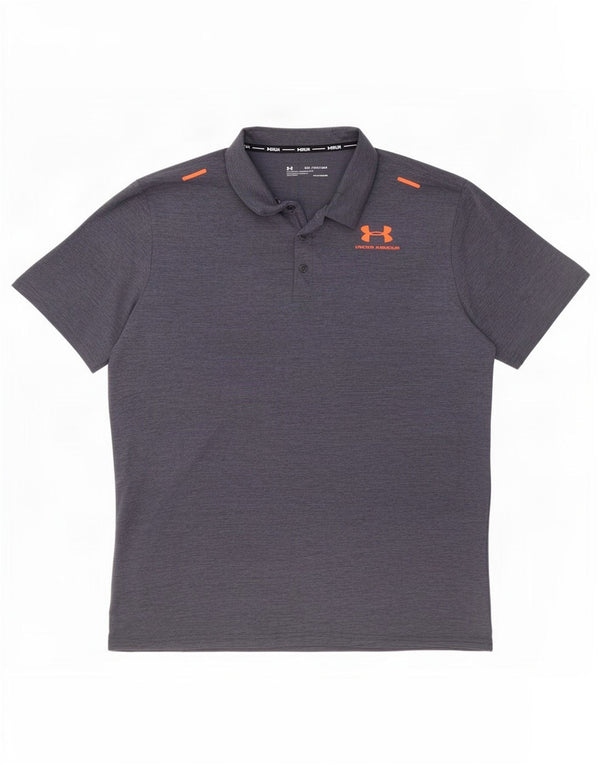 Under Armour Herre Polo Shirt 2XL Grå Polyester