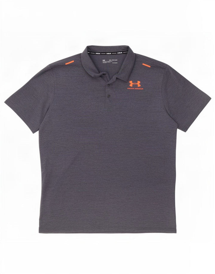 Under Armour Herre Polo Shirt 2XL Grå Polyester