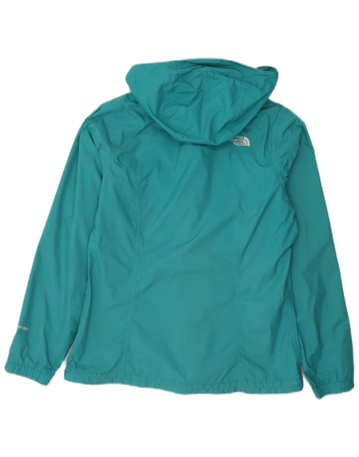 The North Face Dame Hyvent Regnjakke med hætte UK 14 Medium Blue Nylon